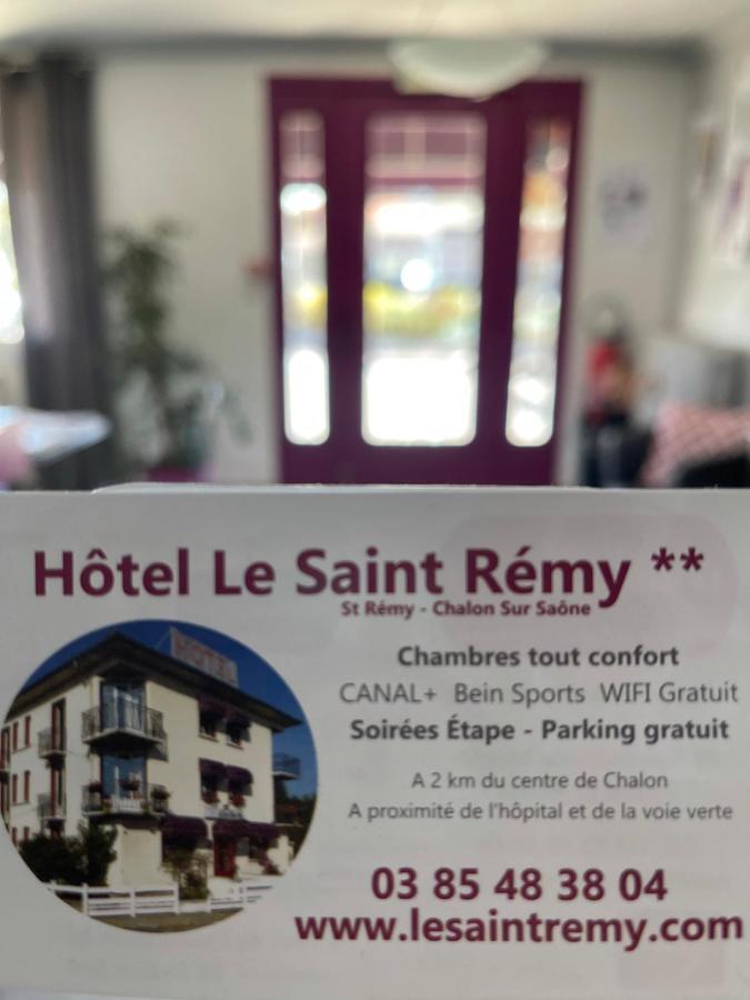 "Contact Hotel" Le Saint Remy - Chalon Sud Eksteriør bilde